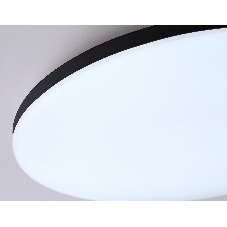 Умный светодиодный светильник FZ2005 BK черный IP54 25W 3000K-6500K+RGB Wi-Fi Алиса/Tuya/Smart Home/Alexa D370*55 (ПДУ ИК)