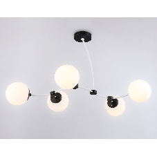 Светитльник Ambrella Light TR2546/5 WH/BK белый/черный E27/5 max 60W 950*600*450