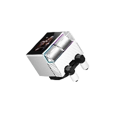 Система охлаждения Water Cooling System PCCooler DS360 Display WH (310W, 360мм, LED, белый, ARGb Pump/Fans: 3x120мм, 90.56CFM, 39.8dBA, 2500RPM/Pump height 65мм, 15dBA, 2600RPM, Rad thickness 27мм/S: 1851, 1700, 1200, 115X, AM5, AM4)