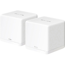 Бесшовный Mesh роутер Mercusys Halo H60X(2-pack) AX1500 10/100/1000BASE-TX белый (упак.:2шт)