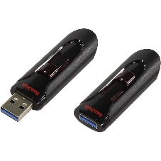Флешка USB SanDisk CZ600 Cruzer Glide (SDCZ600-016G-G35), 16Gb, USB 3.0, R/W 100/30, черный/красный