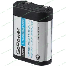 Батарейка GoPower 2CR5 BL1 Lithium 6V (6203) (1/14/168) (1 шт.)