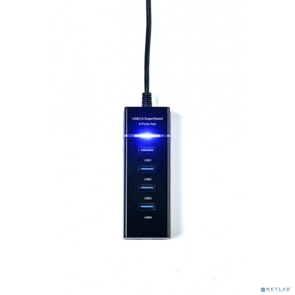 Разветвитель USB KS-is KS-728 4 порт. черный