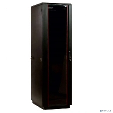 Шкаф ЦМО телекоммуникационный напольный 48U (800 1000) дверь стекло, черный