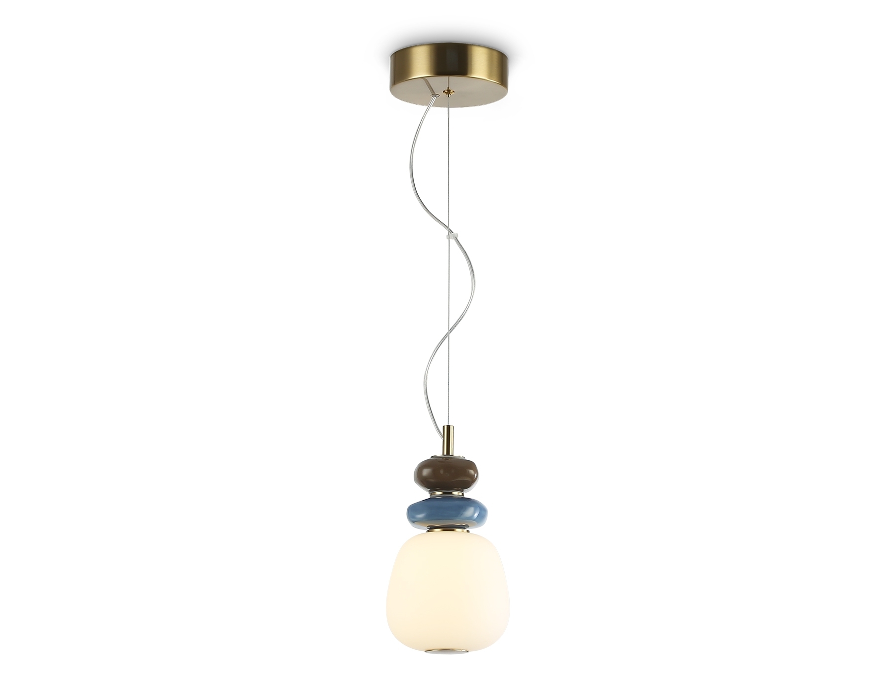 Светильник Ambrella light LH53161 SB/WH бронза/белый 8W 3000K D140*1400