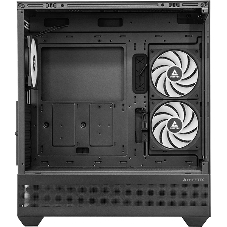 Компьютерный корпус Chieftec Vista черный без БП ATX 3x120мм 1xUSB2.0 1xUSB3.0 1xUSB3.1 audio bott PSU