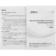 Коммутатор Dahua DH-CHS4110-8ET-90-F, 8×100 Мбит/с + 1×1 Гбит/с, управляемый