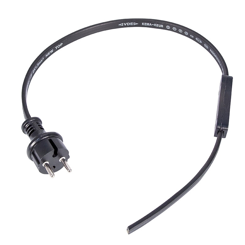 Набор для подключения двухжильного Neon-night Belt-light (шнур питания 1,5м с вилкой, коннектор)