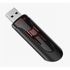 Флешка USB SanDisk CZ600 Cruzer Glide (SDCZ600-016G-G35), 16Gb, USB 3.0, R/W 100/30, черный/красный