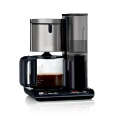 Кофеварка капельная Bosch TKA8633 черный/серебристый, исп. кофе - молотый, 1.25 л, 1160 Вт.