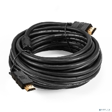 Кабель HDMI ExeGate EX-CC-HDMI2-7.5F (19M/19M, v2.0, 7,5м, 4K UHD, Ethernet, ферритовые кольца, позолоченные контакты)