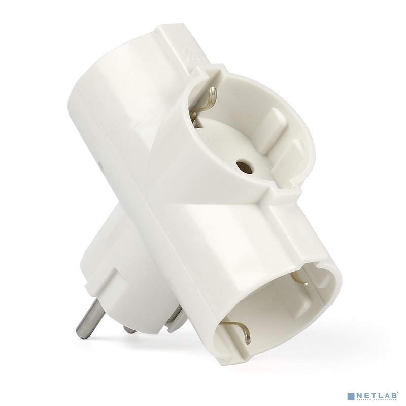 Разветвитель Smartbuy SBE-16-A03-3z 3 гнезда с заземлением круглый 16А 250B