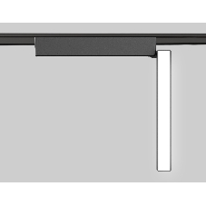 Светильник трековый светодиодный GV1486 BK черный IP20 10W 4200K 48V 230*26*80