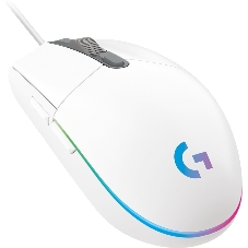Мышь проводная Logitech G102 LIGHTSYNC белый, 8000 dpi, USB, кнопки - 6