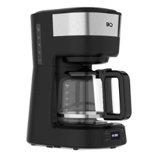Кофеварка капельная BQ CM1000 черный-стальной, исп. кофе - молотый, 1.2 л, 900 Вт.