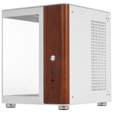 Компьютерный корпус без блока питания Case JONSBO TK-0 белый, Desktop SFF, TG, no fan, 1xUSB-A 3.2 + 1xUSB-C 3.2, SFX PSU Support, mITX белый