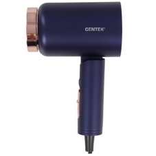 Фен Centek CT-2202 синий, 1600 Вт, компактный, ионизация