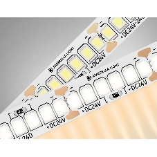 Светодиодная лента Ambrella light GS3501 2835 240Led /22W m/ 24V IP20 3000K/ 5000*10*1.2mm (2 конт.)