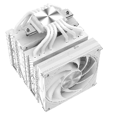 Кулер для процессора SAMA A60W белый, 2x120 мм, алюминий/медь, 800-2200 об/мин, 29 дБ, 4 pin PWM, 265 Вт, высота 156.5 мм