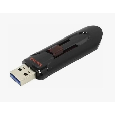 Флешка USB SanDisk CZ600 Cruzer Glide (SDCZ600-016G-G35), 16Gb, USB 3.0, R/W 100/30, черный/красный