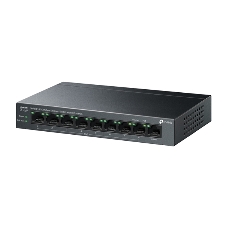 Коммутатор настольный TP-Link LS109P с 9 портами 10/100 Мбит/с (8 портов PoE+)