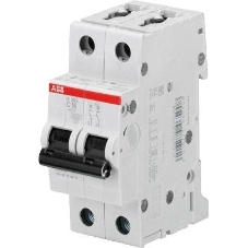 Выключатель автоматический модульный 2п C 25А 6кА S202 ABB 2CDS252001R0254