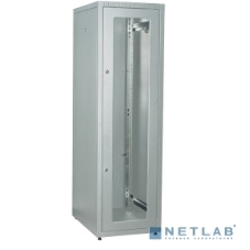 Шкаф сетевой ITK LE35-42U68-GM LINEA E 42U 600х800 мм стекл. передняя дверь, задняя металлическая серый