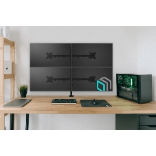 Кронштейн ONKRON D421E для четырех мониторов 13