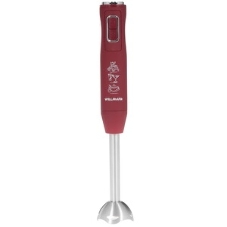 Блендер погружной Willmark WHB-1250PS (500Вт,рег.скор,турбо режим,Soft touch, измельчитель,бордовый)