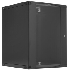 Шкаф настенный Lanmaster Next TWT-CBWNG-15U-6X6-BK 15U 550x600мм пер.дв.стекл съемные бок.пан. 60кг черный