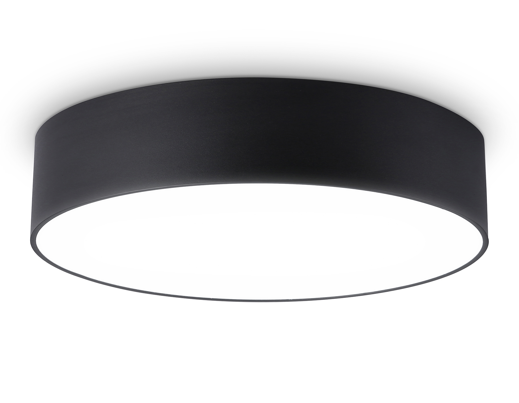 Потолочный светодиодный светильник Ambrella light FV5526 BK черный LED 35W 4200K D300*58 (Без ПДУ)