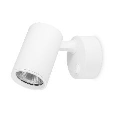 Накладной поворотный спот с выключателем Ambrella light TA1291 WH белый GU10 max 12W 87*55*138