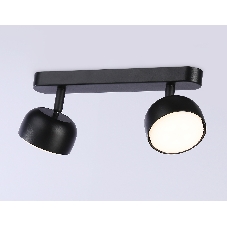 Светильник Ambrella light TN71012/2 BK черный GX53/2 max 12W 260*80*90