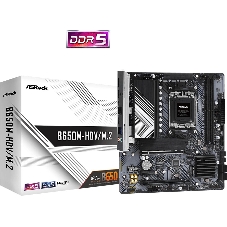 Материнская плата ASRock B650M-HDV/M.2, AM5, AMD B650, 2xDDR5, 4xSATA, 2xM.2, 1xPCIe 4.0 x16, 1xPCIe 4.0 x4, 1xPCIe 3.0 x1, DisplayPort, HDMI, 1x2.5Gb LAN, USB Type-C, 3x3.5 мм, 7.1, microATX
