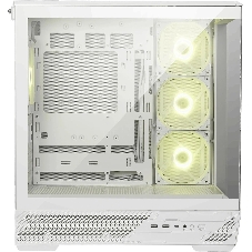 Компьютерный корпус MSI MAG PANO 130R PZ White 2xUSB 3.2 Gen 1, 1xUSB 3.2 Gen2 Type-C, 3x120мм ARGB Reverse Blade Fan, 1x120мм ARGB Fan, 1 to 3 Fan PWM Splitter, Tempered Glass Window