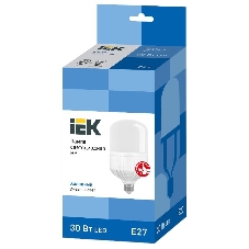 Лампа светодиодная IEK LLE-HP-30-230-65-E27 HP 30Вт 230В 6500К E27