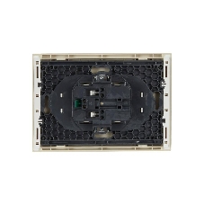 Розетка IEK FORTE&PIANO FP423 2-местная с заземлением с защитными шторками безвинтовое крепление 16А ваниль