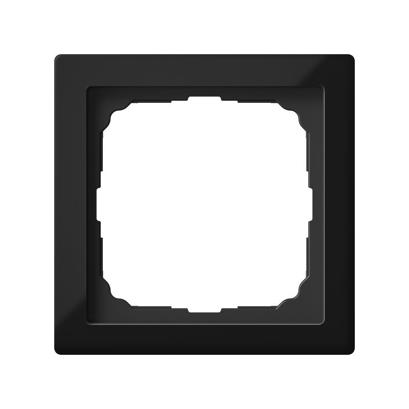 Systeme Electric ArtGallery Pure Матовое органическое стекло Черный Рамка 1-ая