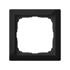 Systeme Electric ArtGallery Pure Матовое органическое стекло Черный Рамка 1-ая
