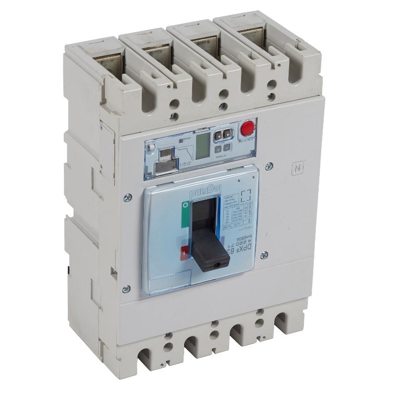 Выключатель автоматический DPX3 630 - эл. расцепитель S2 - 50 кА - 400 В~ - 4П - 250 А | 422071 | Legrand