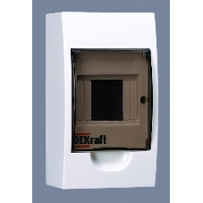 Корпус пластиковый навесной 4мод. IP41 ЩРН-П-4 DEKraft 31008DEK