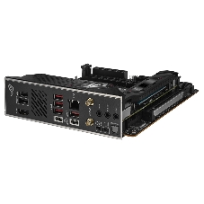 Материнская плата ASUS ROG STRIX B650E-I GAMING WIFI, AM5, AMD B650, 2xDDR5, 2xSATA, 2xM.2, 1xPCIe 5.0 x16, 1xHDMI, 1x 2.5Gb LAN, 4xUSB-A 3.2 Gen 2, 1xUSB-A 3.2 Gen 1, 1xUSB-C 3.2 Gen 2x2, 3x3.5 мм, 7.1, Mini-ITX