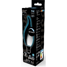 Лампа светодиодная Gauss Filament 104201209-D 9Вт цок.: E14 свеча 220B 4100K св. свеч. белый нейт. (упак.: 10 шт)
