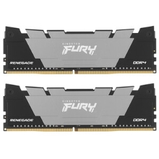 Оперативная память Kingston Fury Renegade, DDR4, 32GB (1x32GB), 3200MHz, CL16, DIMM, с радиатором, черный
