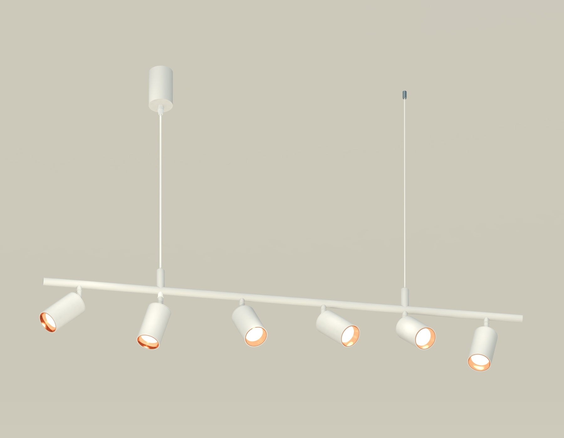 Светильник Ambrella light XB9005300/6 SWH/PPG белый песок/золото розовое полированное MR16 GU5.3 (С9005, С6322, N6114)