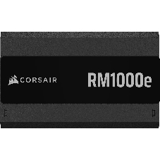 Блоки питания/ Power Supply Corsair RM1000e, Model RPS0217, 1000W 80+ Gold (ATX, 3.1, PCIe 5.1, Full modular, 1x24(20+4)pin, 2xEPS/ATX 12V 8-pin (4+4), 1x12V-2x6(12+4)pin, 2x12V-2x6 to Dual 8-Pin(6+2), 1xPCIe 8-Pin(6+2), 4xSATA (4 Straight SATA), 4xSATA / PATA (2 Straight SATA) (2 Straight PATA), Active, 120x120mm, 150x140x86mm, APFC, Power cable-EU, black)