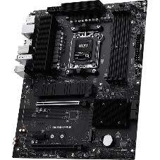 Материнская плата MSI PRO B850-S WIFI6E, AM5, AMD B850, 4xDDR5, 4xSATA, 2xM.2, 1xPCIe 4.0 x16, DisplayPort, HDMI, 1x2.5Gb LAN, USB Type-C, 3x3.5 мм, 7.1, ATX