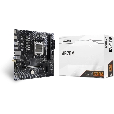 Материнская плата Biostar A620MS-E, AM5, AMD A620A, 2xDDR5, 2xSATA, 1xM.2, 1xPCIe 4.0 x16, 1xPCIe 3.0 x1, 1xHDMI, 1xDP, 1x1Gb LAN, 4xUSB-A 5Gbps, 2xUSB-A 2.0, 7.1, mATX