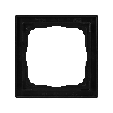Systeme Electric ArtGallery Pure Матовое органическое стекло Черный Рамка 1-ая