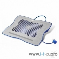 Подставка для ноутбука CROWN CMLC-1001 silver&blue (до 15,6